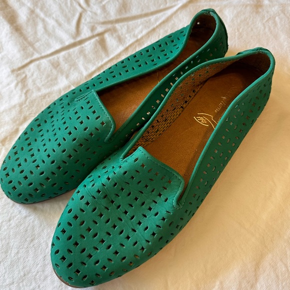 Aerosoles women's you betcha slip-on loafer, blue/green leather, 9 us - Picture 3 of 5